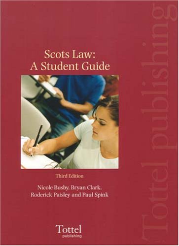 City Travel Guides Discounted  Books : Scots Law: Student Guide