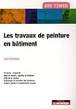 Les travaux de peinture en bâtiment