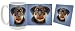 Rottweiler Pup Mug & Coaster Gift Box Combo - Dog/Puppy/Canine Edition Beverage Drinkware