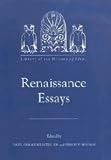 Renaissance Essays (Library of the History of Ideas) (Vol 1)