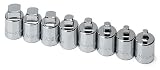 SK 19798 8 Piece 1/2-Inch Drive 1/4-Inch to 5/8-Inch Male Pipe Plug Socket Set