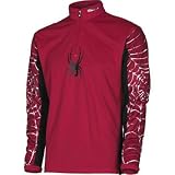 Spyder Active Sports SY-03772 RBR 2XL-PT 1st Place Dry W.E.B Tneck Red/Black/Red