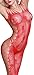 The Victory of Cupid Womens Rose Lingerie Crotchless Bodysuits Suspender Bodystocking