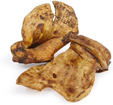 CountryPet Naturals Dried Beef Ear Chews for Dogs - 100% All Natural Beef, No Fillers or Chemicals! Made in New Zealand (3 Pieces)