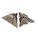 BQLZR 40x30mm Antique Bronze Corner Pad Edge Pad Decorative with Mounting Screws Pack of 4