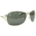Adi Designs Wire Frame Aviator Style Sunglasses - Gold/Emerald