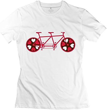 MJEE Women's Tees Tandom Of Love Size L White