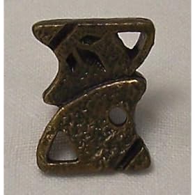 Lots of 8 Fine Furniture/cabinet Pulls, American Art Designs Style Four Faces Crafted in Antique Brass Opt in Four Directions