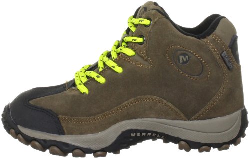Merrell CHAM SPIN WTPF KIDS J95405, Chaussures de randonnée mixte enfant - Marron-TR-F4-235, 33 EU
