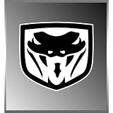 Dodge Viper Emblem Logo Vinyl Decal Bumper Sticker 4 X 4 