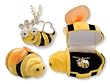 Bumble BEE Crystal Necklace in Bee Shaped Gift Box!