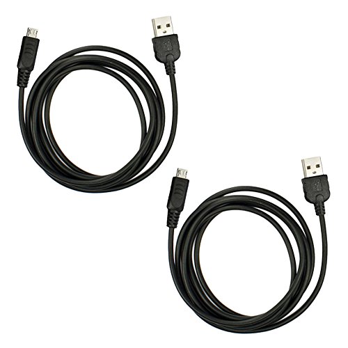 2 Pack Fenzer Black USB Data Sync Charger Cables for Pantech P9090 Discover Perception Cell Phones 2 Pack Fenzer Black USB Data Sync Charger Cables for Pantech P9090 Discover Perception Cell Phones