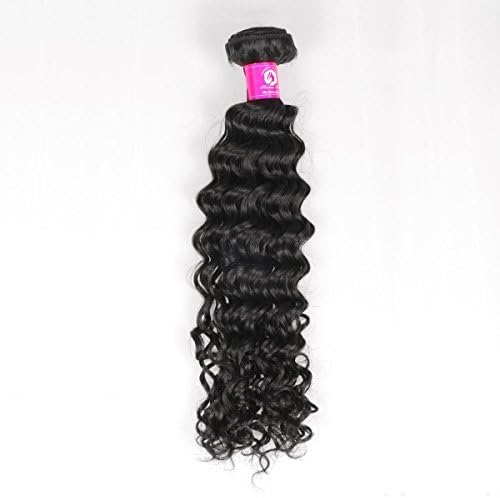 6A Brazilian Remy Virgin Hair Weave 100g Deep Wave Human Hair Extension 12 inch Unprocessed Curly Natural Black Deep Wave Free Shipping (12)