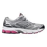 Saucony Progrid Echelon Cushion Running Shoe Womens - SILVER/GREY/PINK 8