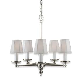 Royce Lighting RC2186 5PW Essex Five-Light Chandelier Pewter with Opal Etched Globes by Royce Lighting