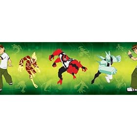 Decofun, Ben 10 Border, Self Adhesive, 10 Inch