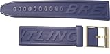 NEW BREITLING 16/14 BLUE RUBBER STRAP