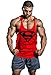 Moge Men's BodyBuilding Superman S Logo Tank Top Stringer Gym Shirt