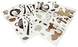 Carter's Forest Friends Wall Decals, Tan/Choc