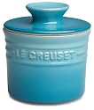 Le Creuset Stoneware Butter Crock, Caribbean