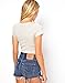 Vivian's Fashions Top - Crop Top, Short Sleeve