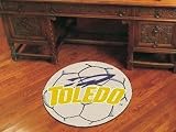 Toledo Rockets 29 Round Soccer Ball Floor Mat (Rug)