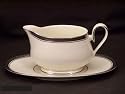 Noritake Ardmore Platinum Gravy Boat with Stand