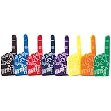 Foam Number 1 Hands/Yellow