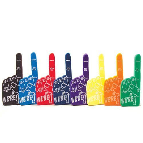 Foam Number 1 Hands/Green