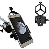 Gosky Universal Cell Phone Adapter Mount - Compatible with Binocular Monocular Spotting Scope Telescope and Microscope - For Iphone Sony Samsung Moto Etc -Record the Nature of the World
