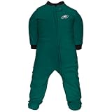 Philadelphia Eagles Infant Green Fleece Footed Sleeper (12 Months)