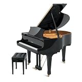Suzuki M-580 BL 4'10 Acoustic Grand Piano,High Gloss Black