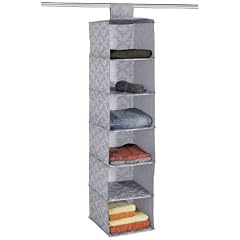 Wenko 4400006100 W�schesortierer Barock - 6 F�cher, Kunststofffilm, 30 x 120 x 30 cm, grau