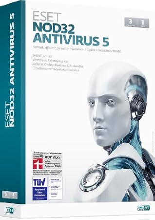 ESET NOD32 Antivirus 5 - 3 PCs / 1 Jahr