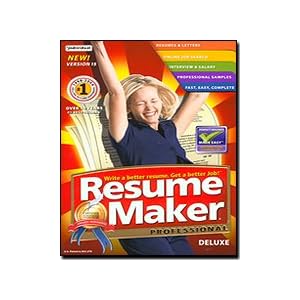 Resumemaker Professional Version 15 by Individual Software Inc.