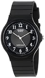 Casio Mens MQ24-1B3 Analog Black Rubber Strap Watch