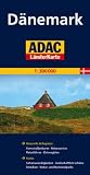 ADAC L�nderkarte D�nemark 1:300.000: Register: Legende, Citypl�ne, Ortsregister mit PLZ. Karte: Sehensw�rdigkeiten, Natur- und Nationalparks, landschaftlich sch�ne Strecken