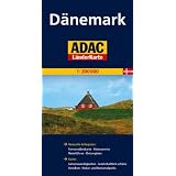 ADAC L�nderkarte D�nemark 1:300.000: Register: Legende, Citypl�ne, Ortsregister mit PLZ. Karte: Sehensw�rdigkeiten, Natur- und Nationalparks, landschaftlich sch�ne Streckenvon "ADAC Kartografie"