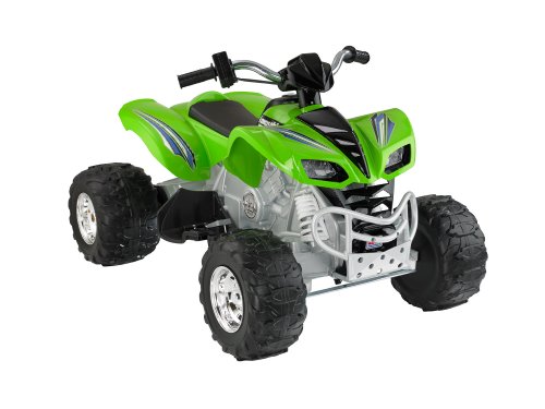 Kids Power Wheels Kawasaki KFX Monster Traction ATV Quad 4 ...