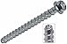 Simpson Strong-Tie THDB62600H Titen HD Concrete Anchor 5/8 x 6", 10 ct.
