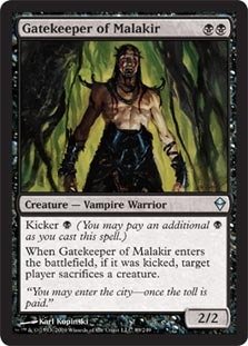 Magic: the Gathering - Gatekeeper of Malakir (89) - Zendikar On Sale