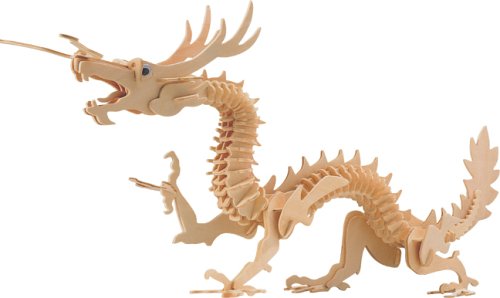 Childrens Toyshop  Toys : Dragon - Woodcraft Construction Kit