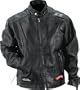 GFCRLTR Diamond PlateTM Rock Design Genuine Buffalo Leather Motorcycle Jacket