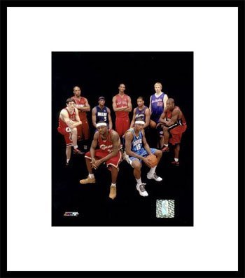 2004 NBA Rookie All-Star Team, Pre-made Frame by Unknown, 13x15