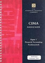 Cima Foundation: Paper 1 - Financial Accounting Fundamentals: Focus Note
