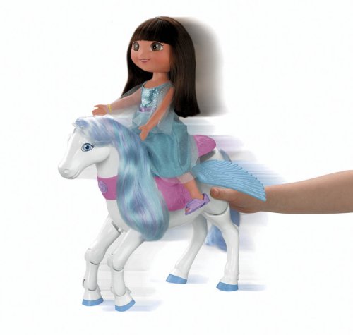 Childrens Toyshop  Toys : Fisher Price Dora the Explorer Prance and Fly Pegasus