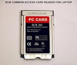 SCM Common Access Card Smart Card PCMCIA Reader SCR201