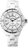 Chanel J12 White Ceramic Automatic Midsize Watch H0970