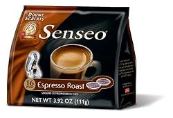 Senseo Espresso Coffee, 16-Count Pods (Pack of 6)
