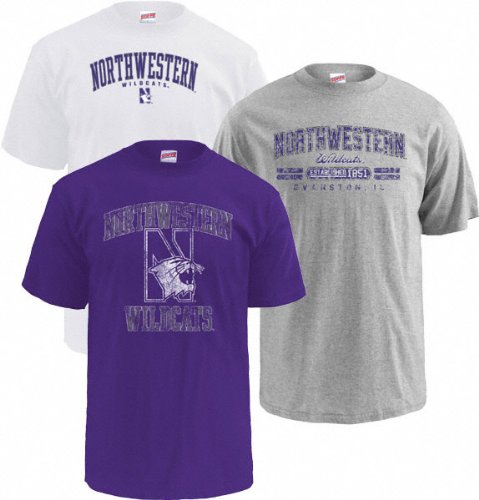 Northwestern Wildcats Triple Play Tee 3-Pack